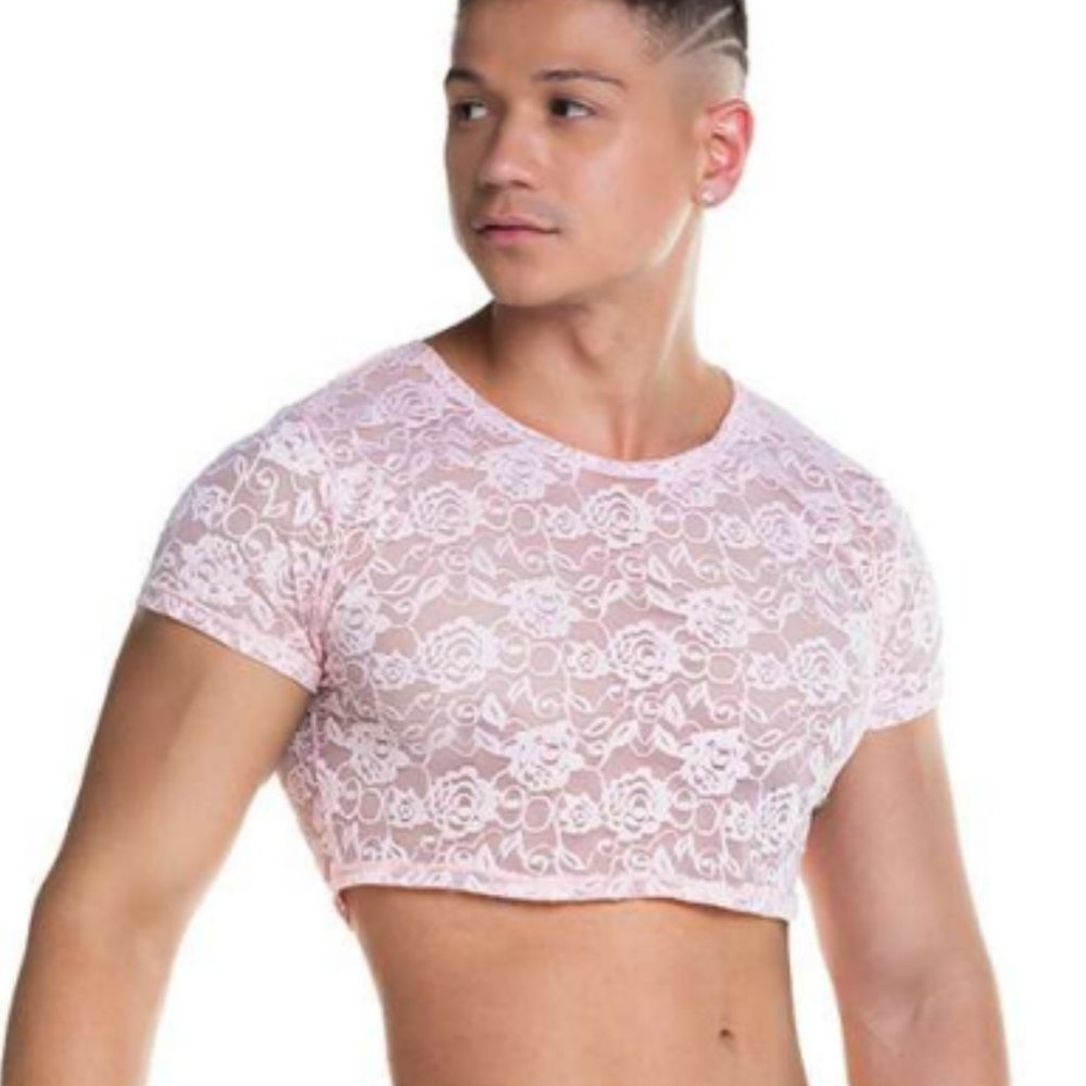 GIGO REDEMPTION PINK CROP TOP